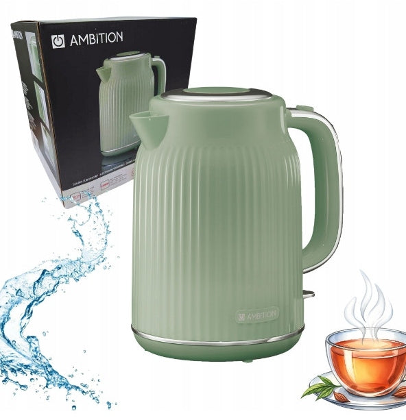 Electric kettle AMBITION ELECTRO Vintage 1,7L Retro Sage 2200W