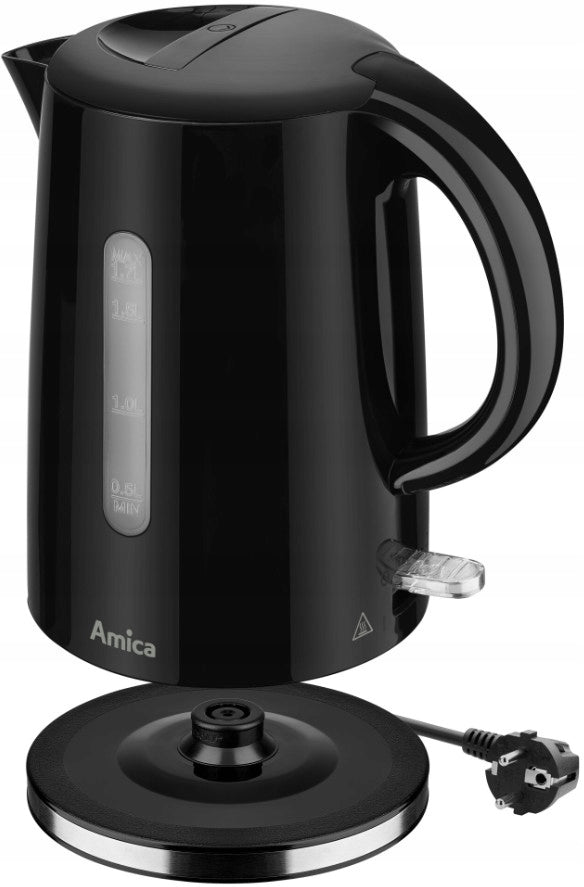 Electric kettle Amica KF1002 1,7L 2200W Strix Black Brand Amica