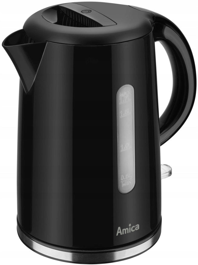 Electric kettle Amica KF1002 1,7L 2200W Strix Black