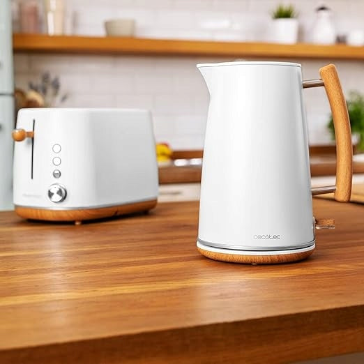 Electric kettle Cecotec Thermosense 400 with wooden handle 3000W Manufacturer code 01480