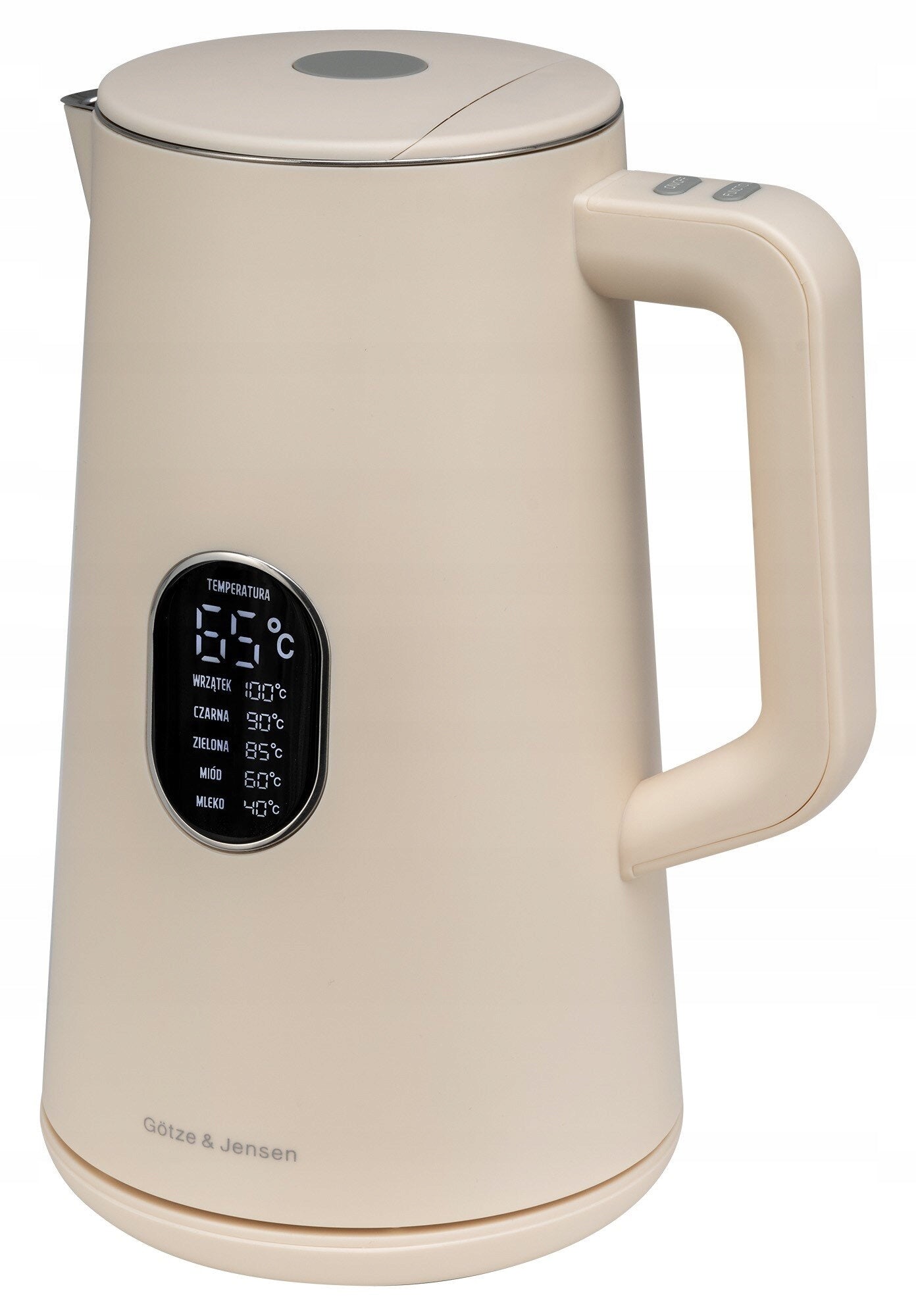Electric kettle GÖTZE & JENSEN KT940E Ecru 1.5L 1800W Capacity 1.5 l