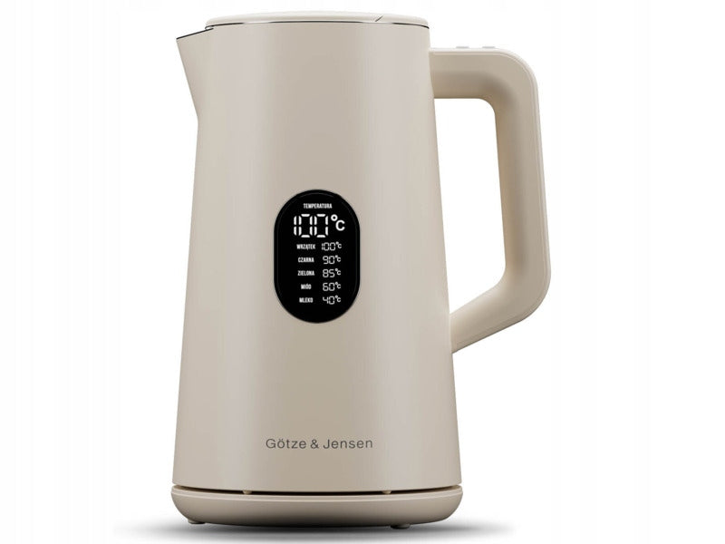 Electric kettle GÖTZE & JENSEN KT940E Ecru 1.5L 1800W