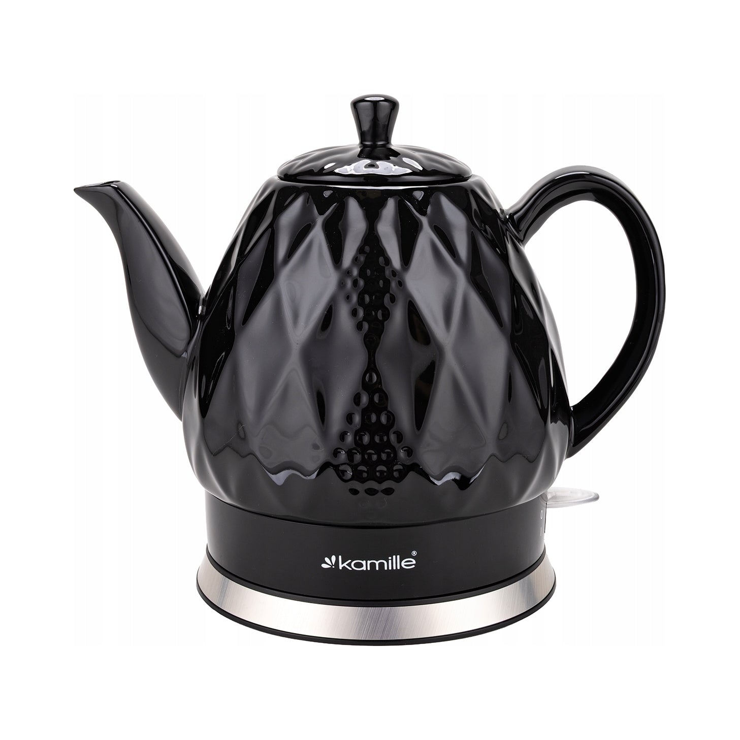 Electric kettle Kamille 1728 1200 W 1,5 l black