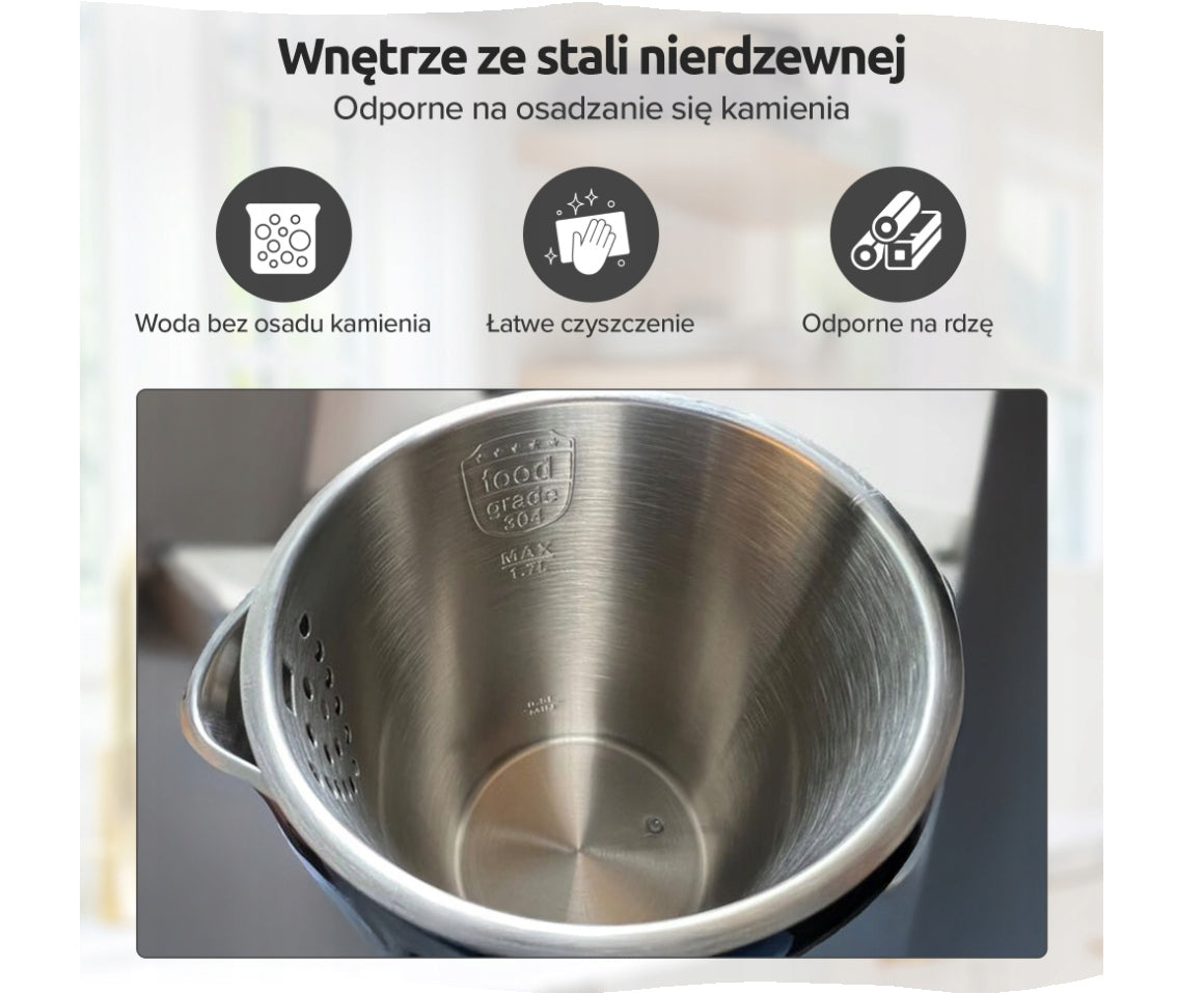 Electric kettle LED l KEEP WARM Brand Webber