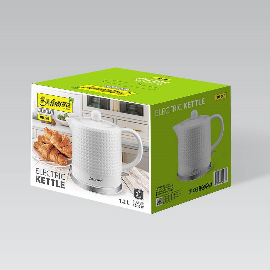 Electric kettle Maestro MR-067 1200 W 1,2 l white Brand Maestro