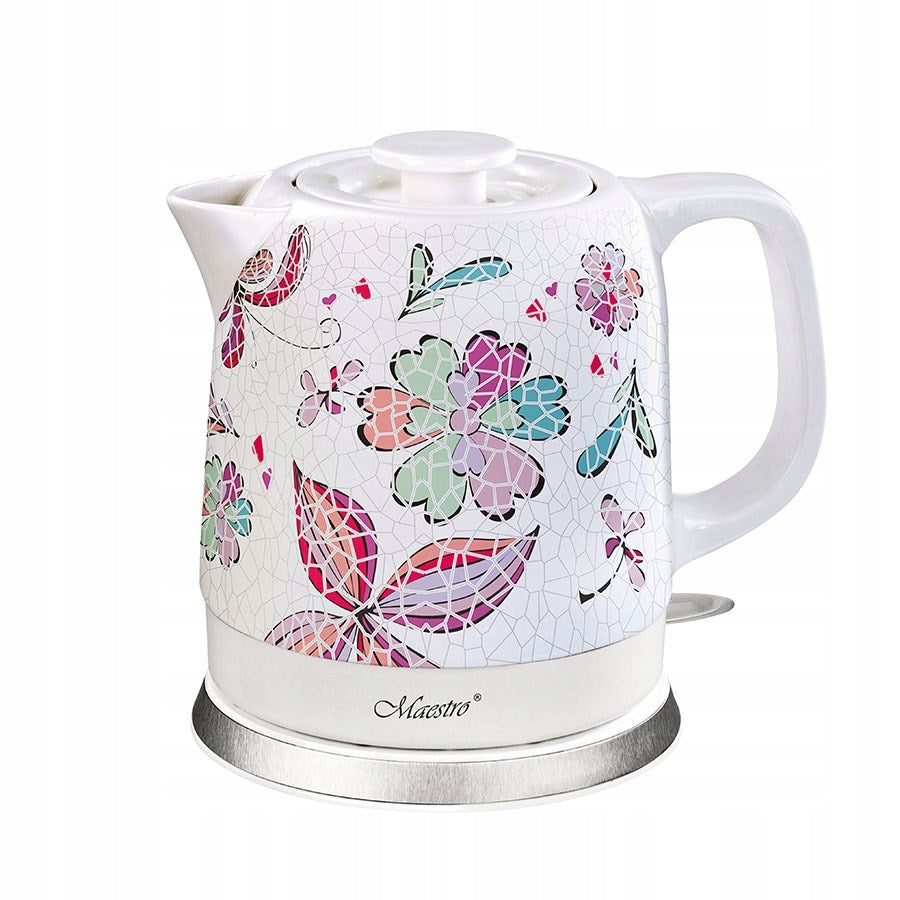 Electric kettle Maestro MR-068-FLOWERS 1500 W 1,5 l white