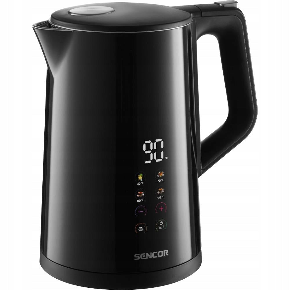 Electric kettle Sencor 0940BK double-walled temperature control 40-100stC