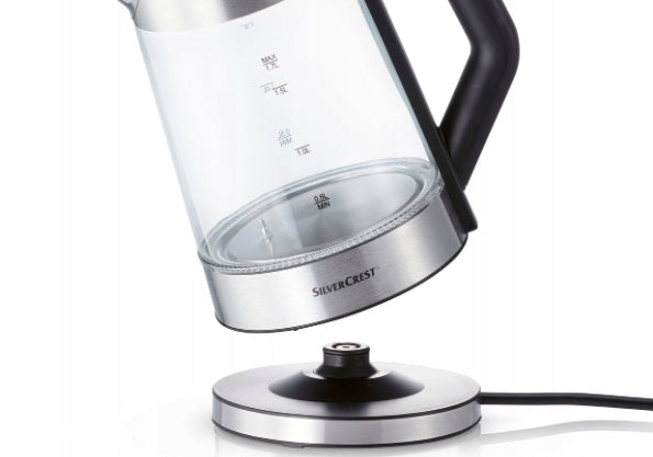 Electric kettle SilverCrest SWGD 3000 B3 3000 W 1,7 l silver/grey Manufacturer code 428429_2301