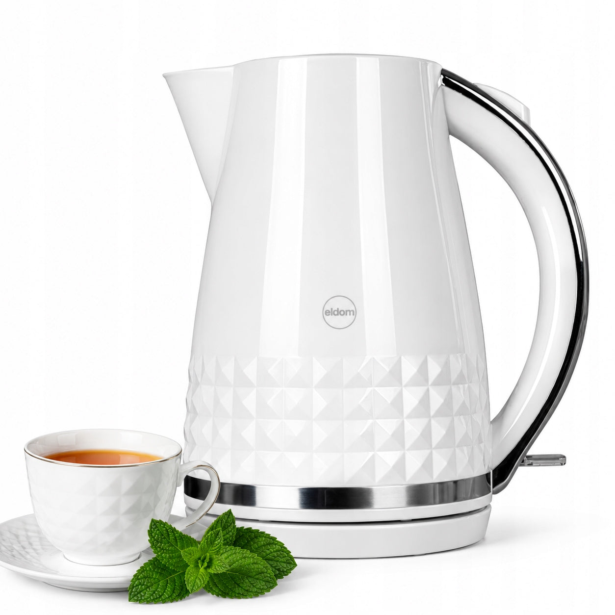 Electric kettle WIRELESS Eldom C270B 2150 W 1,7 l white