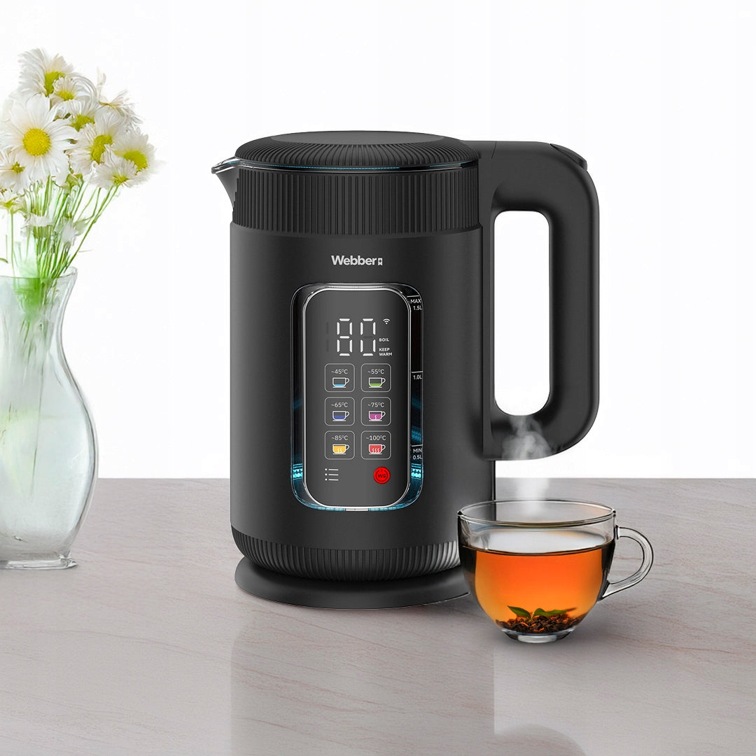 Electric kettle Webber WK115 WIFI 1,5L Glass interior Smart Keep Warm Packaging status original