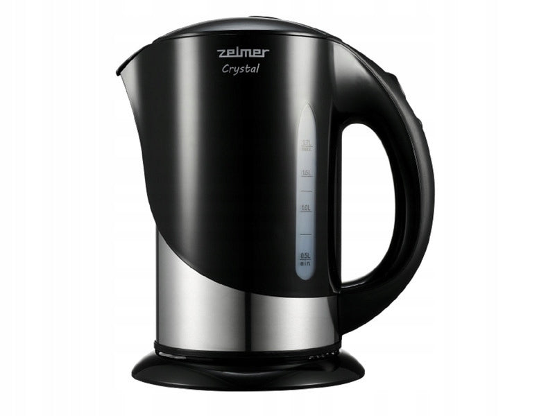 Electric kettle Zelmer Crystal 2200 W 1,7 l black Manufacturer code ZCK7630B