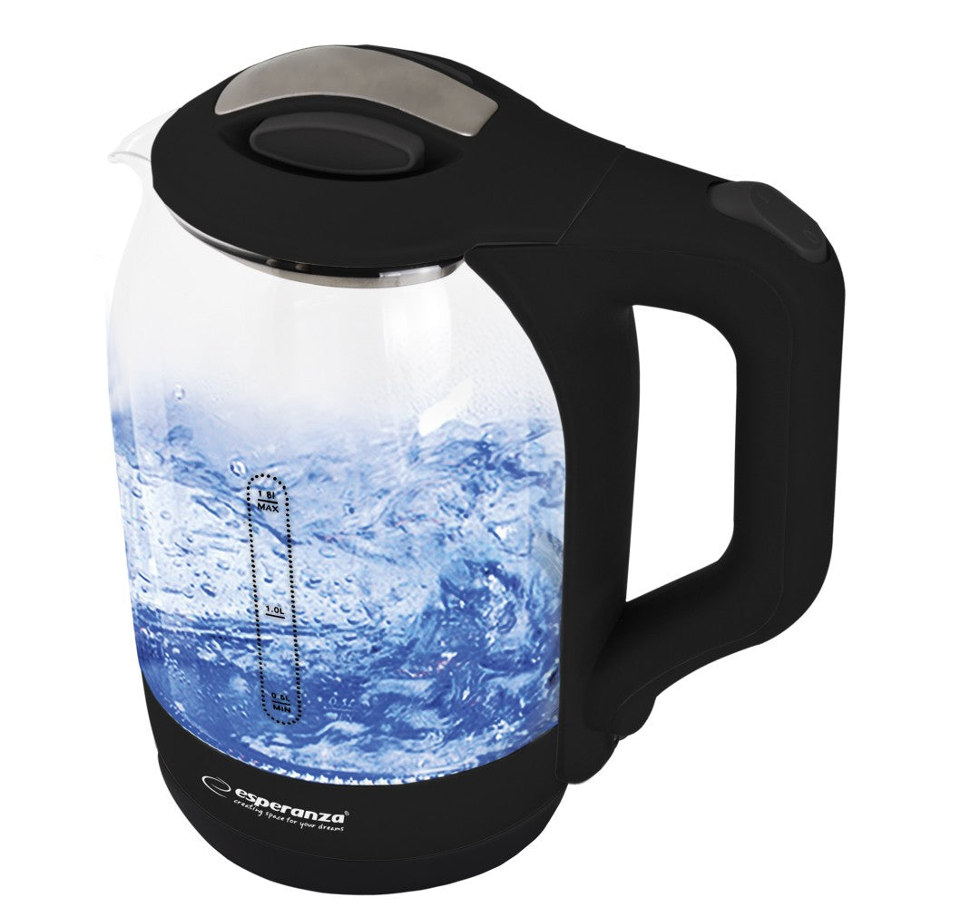 Electric kettle glass wireless led ESPERANZA YUKON 1,7l 1500 W Manufacturer code EKK025K