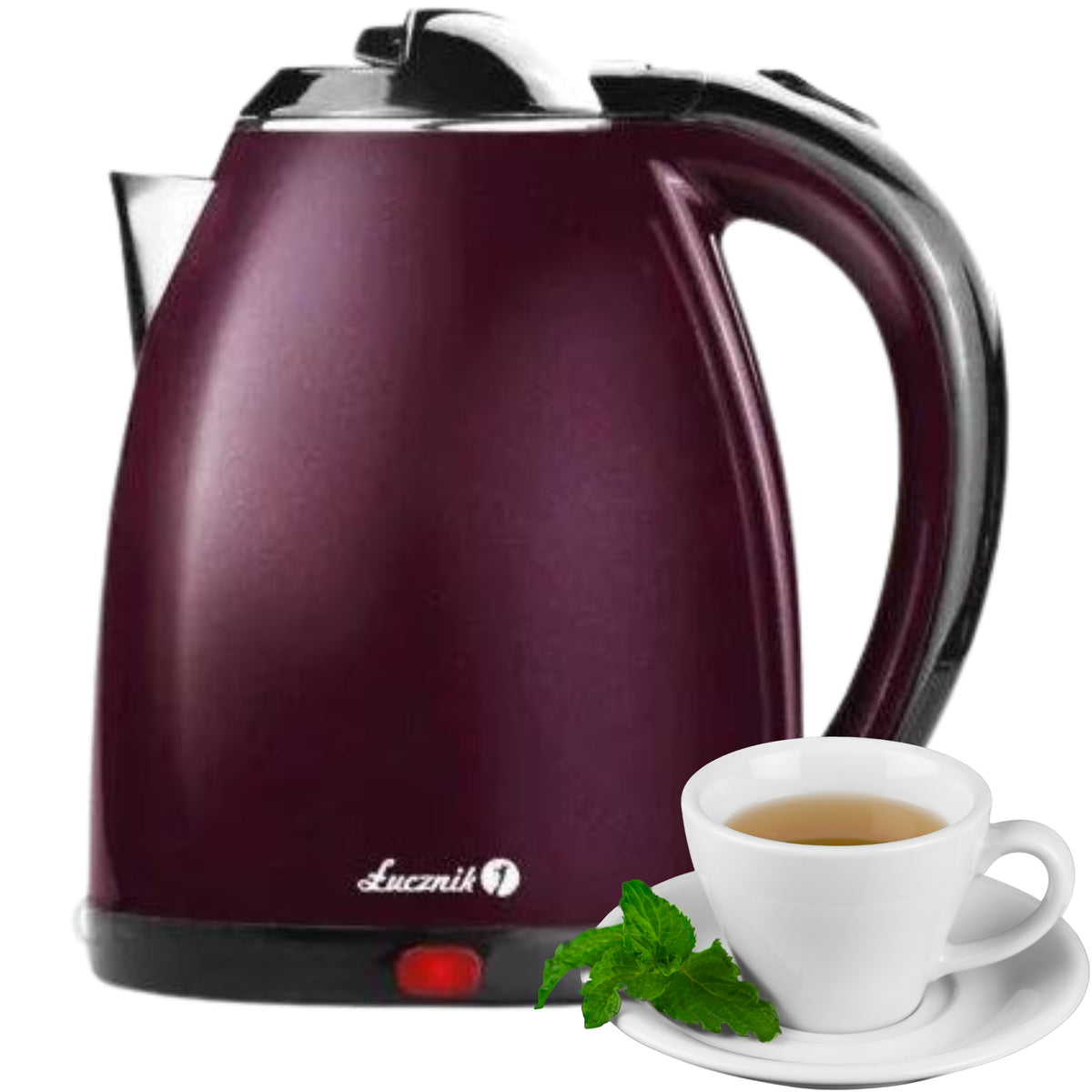 Electric kettle Łucznik WK-180 PLUS 1800 W purple Manufacturer code WK-180 PLUS