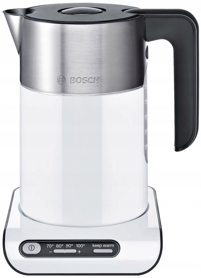 Electric kettle with temperature control Bosch TWK8611P 2400W 1,5L White