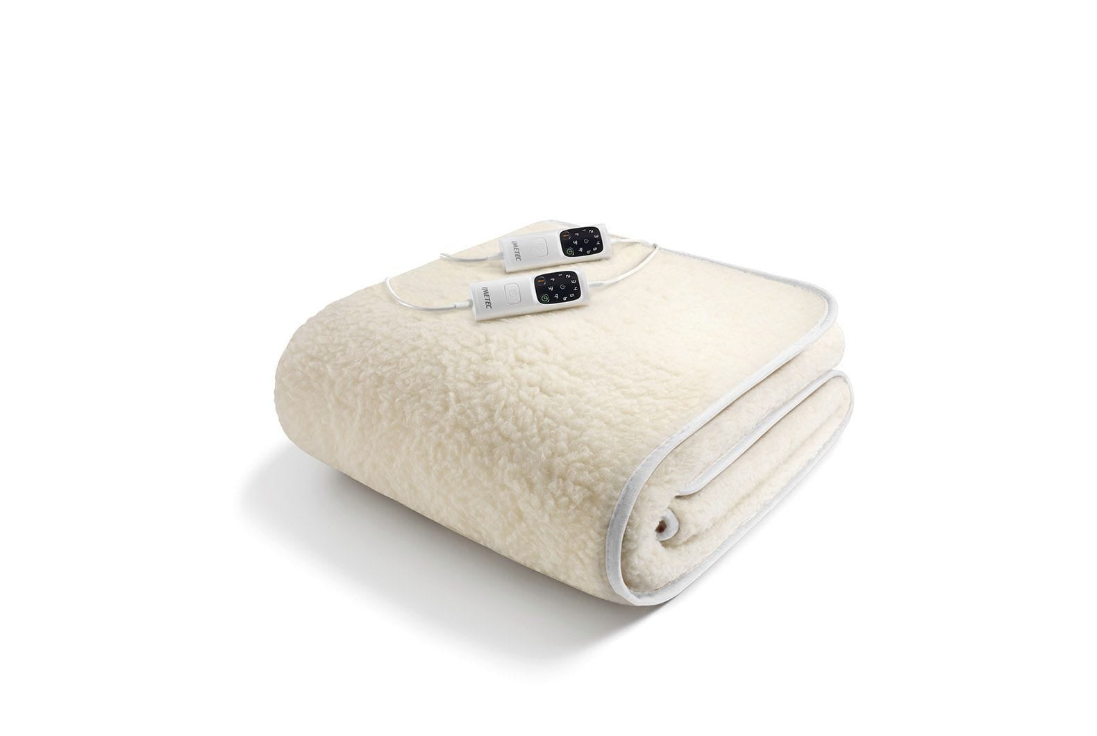 Electric mat blanket Imetec Adapto white 150 W 160x150cm merino wool Manufacturer code 16629