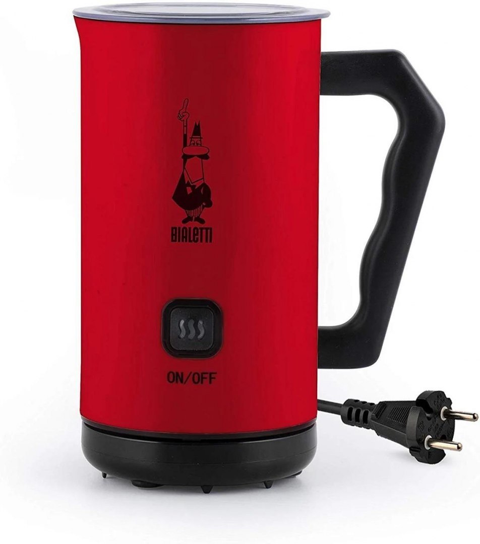 Electric milk frother Bialetti MKF02 Rosso Red Packaging status original