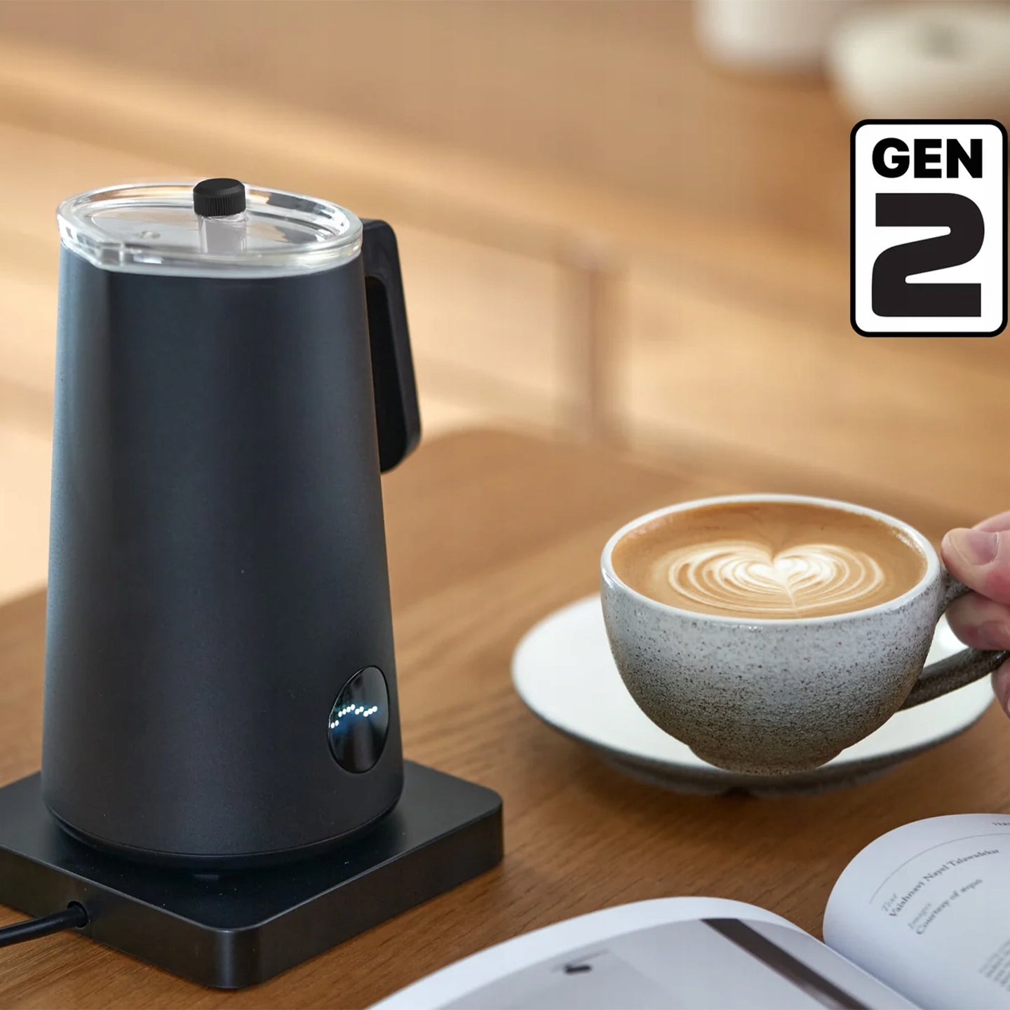 Electric milk frother Subminimal NanoFoamer PRO GEN-2 black Brand no brand