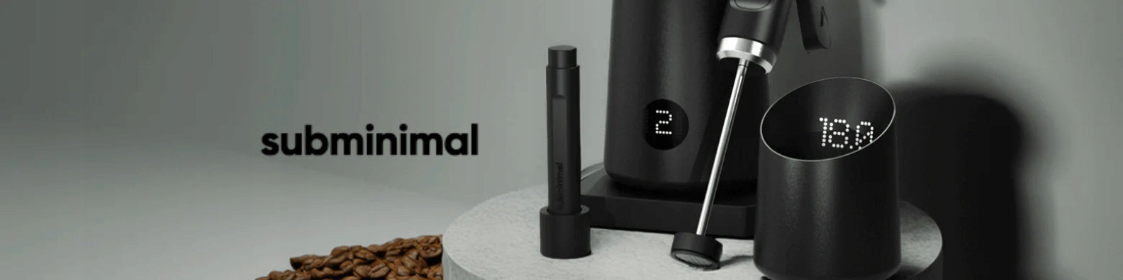 Electric milk frother Subminimal NanoFoamer PRO GEN-2 black Dominant color black