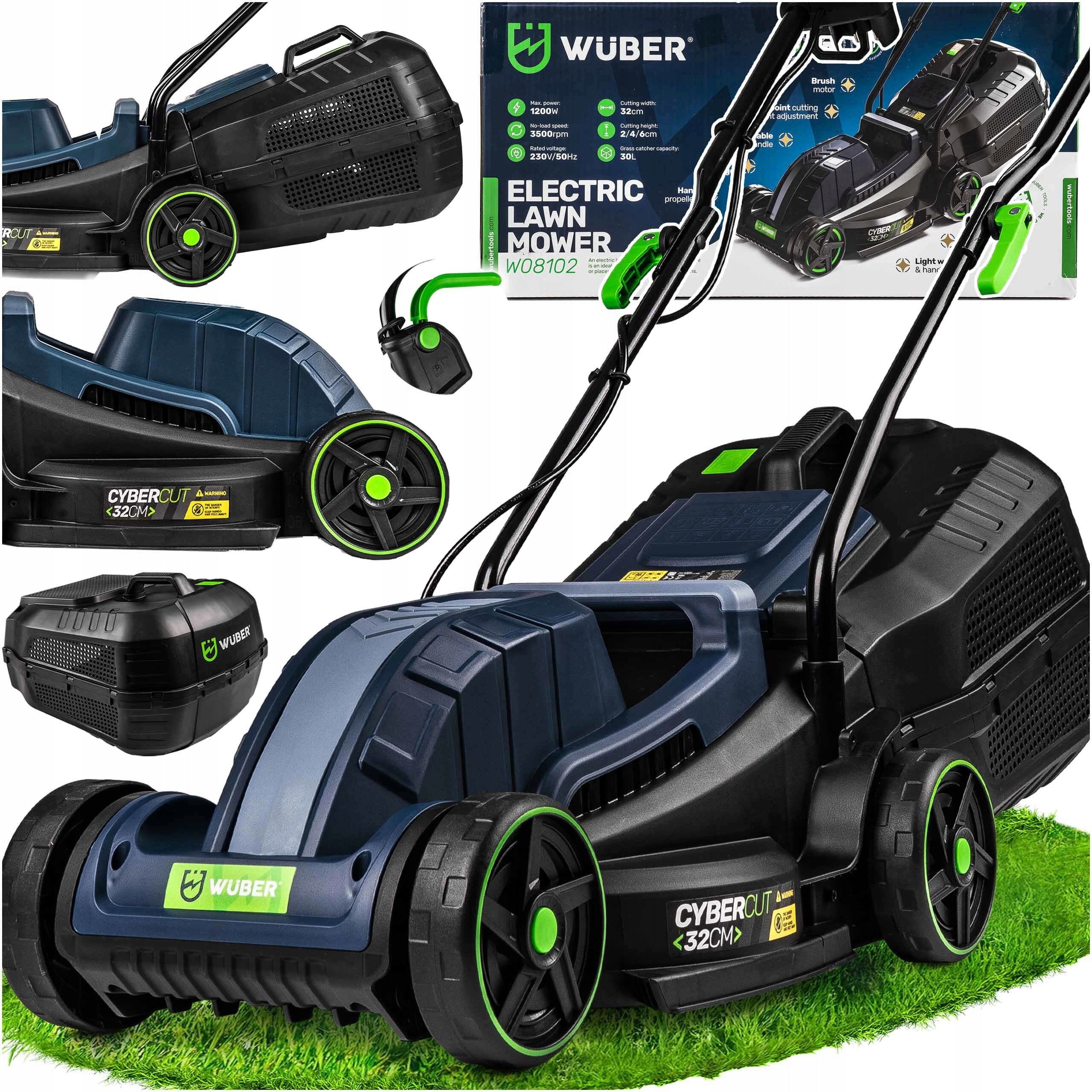 Electric mower WUBER W08102 1200W 320mm Brand Wuber