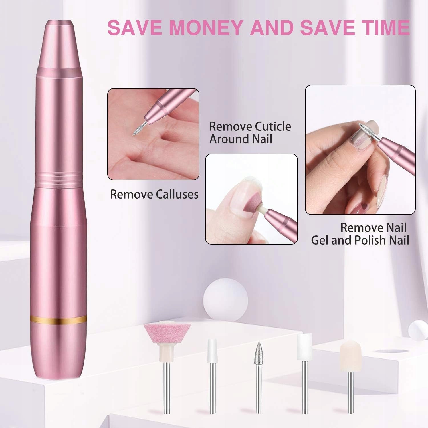 Electric nail milling machine manicure pedicure file clipper ND-01 Manufacturer code ND-01