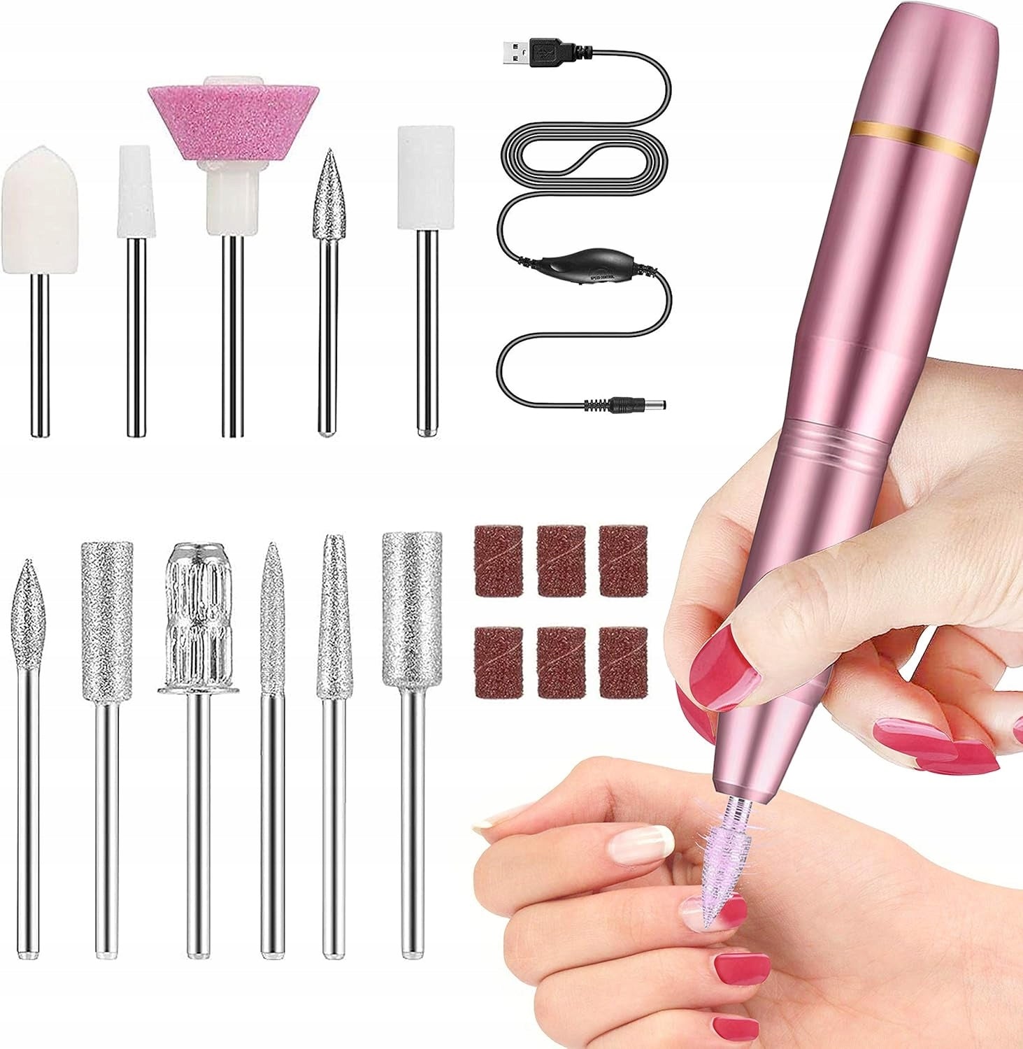 Electric nail milling machine manicure pedicure file clipper ND-01
