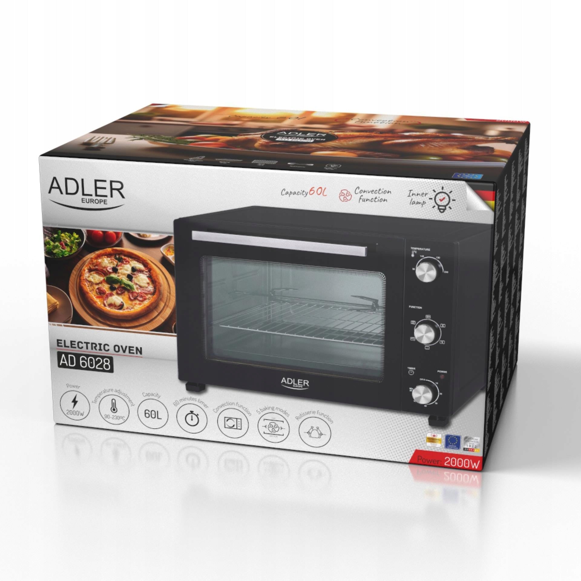Electric oven ADLER AD 6028 Model AD 6028