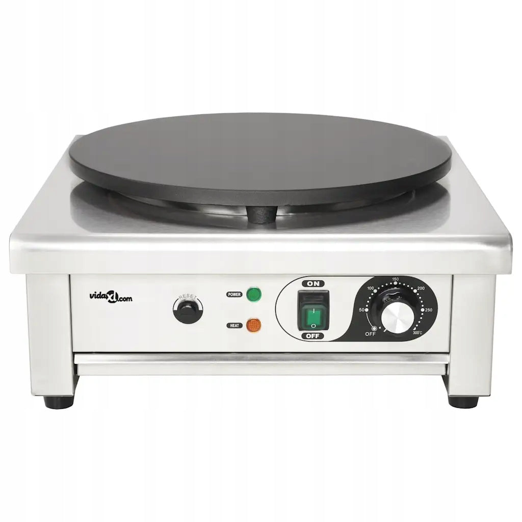 Electric pancake maker with pull-out tray, 40 cm Brand VidaXL