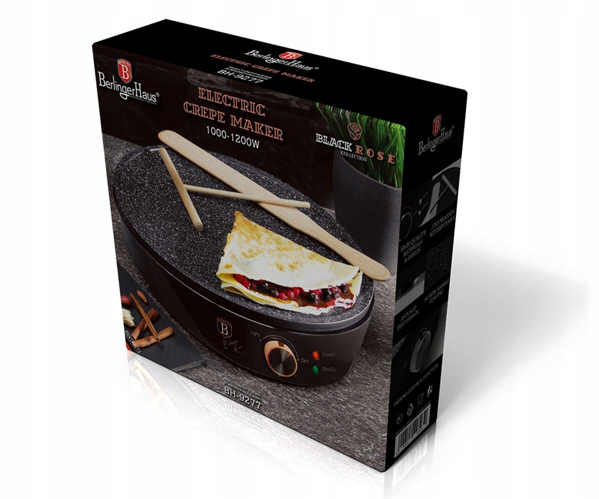 Electric pancake pan Berlinger Haus Black Rose BH-9277 Packaging status original