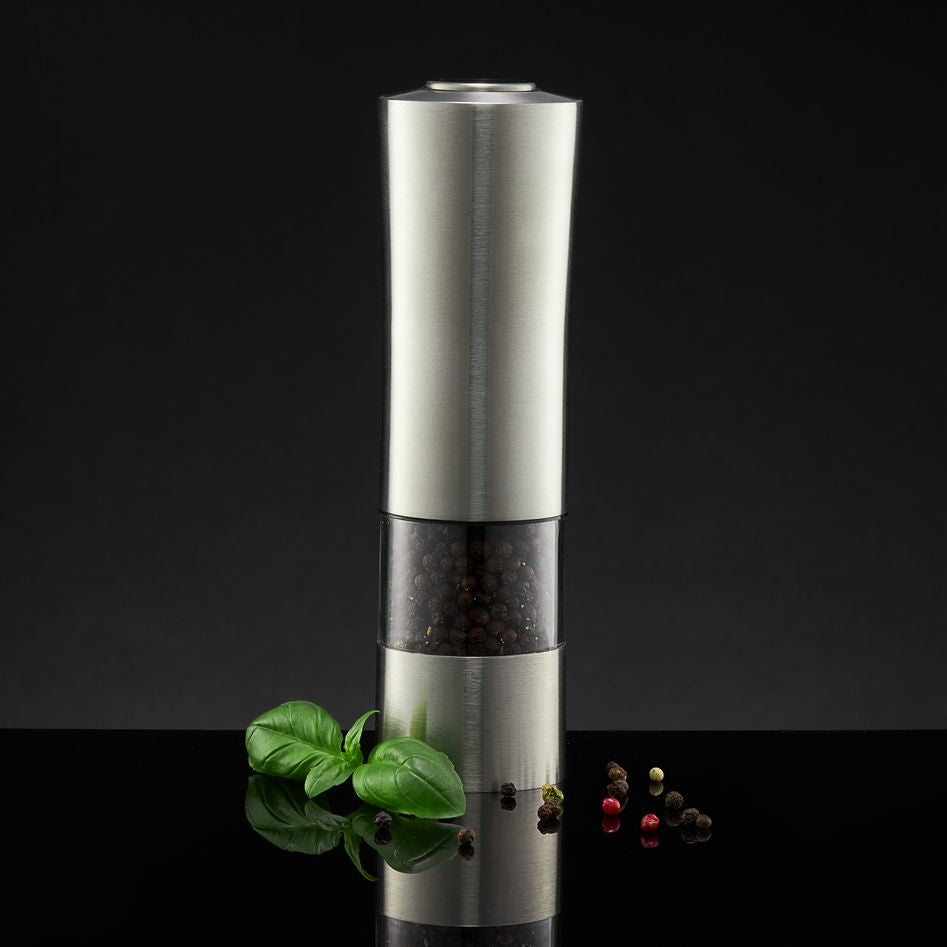 Electric pepper and salt grinder 19 cm Steel AMBITION Manufacturer code 29230