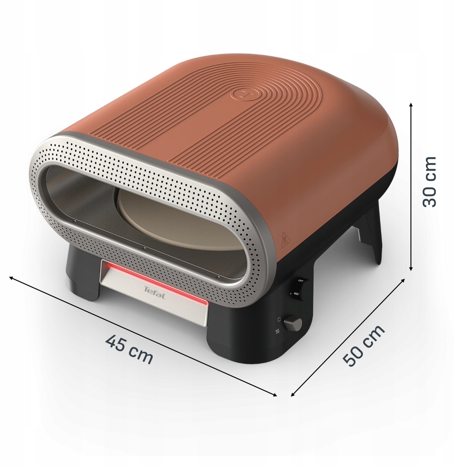 Electric pizza oven TEFAL Pizza Pronto JM600TE0 rotating stone 2600W Manufacturer code JM600TE0