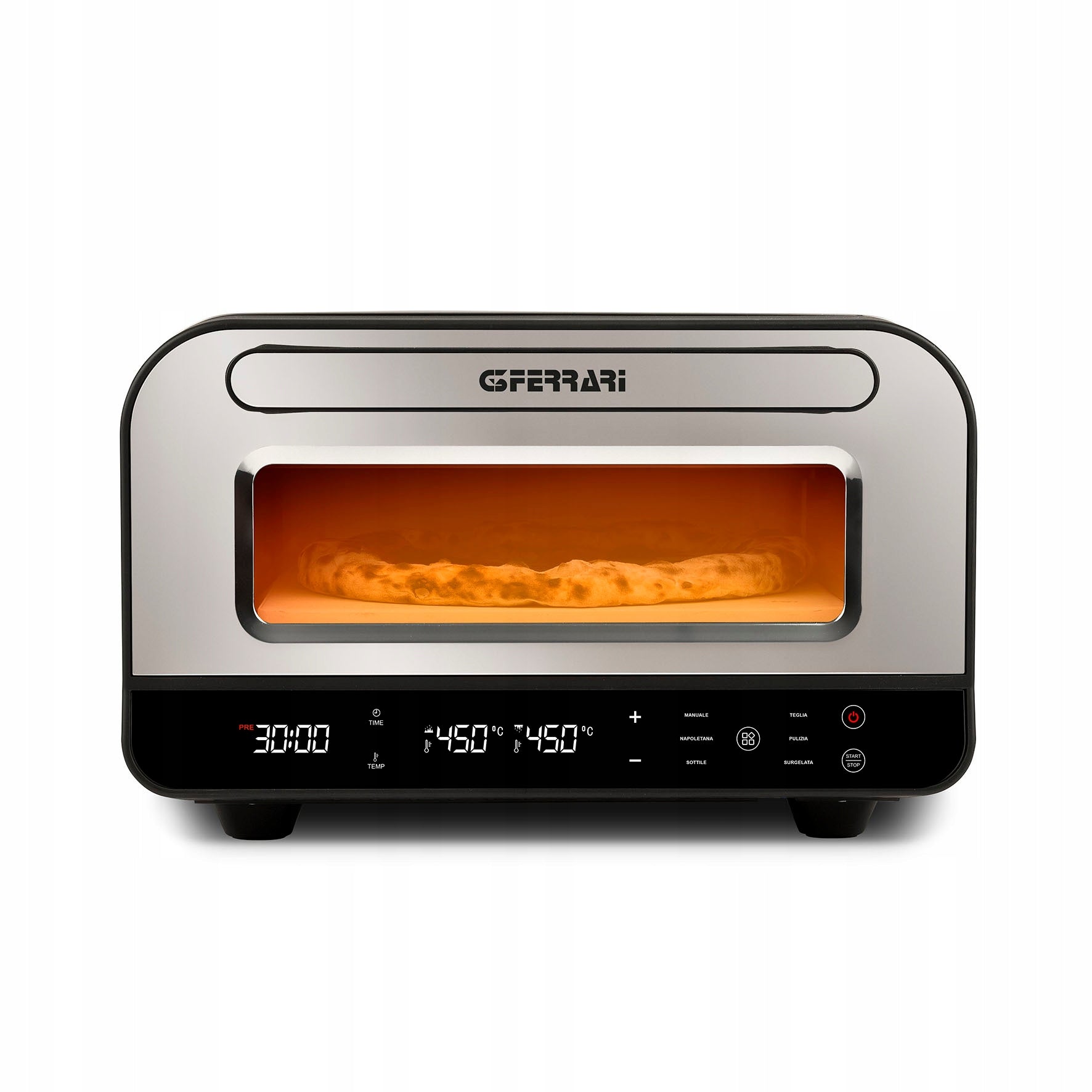 Electric pizza oven g3ferrari homemade in 2 minutes 450°C oven stone Packaging status original