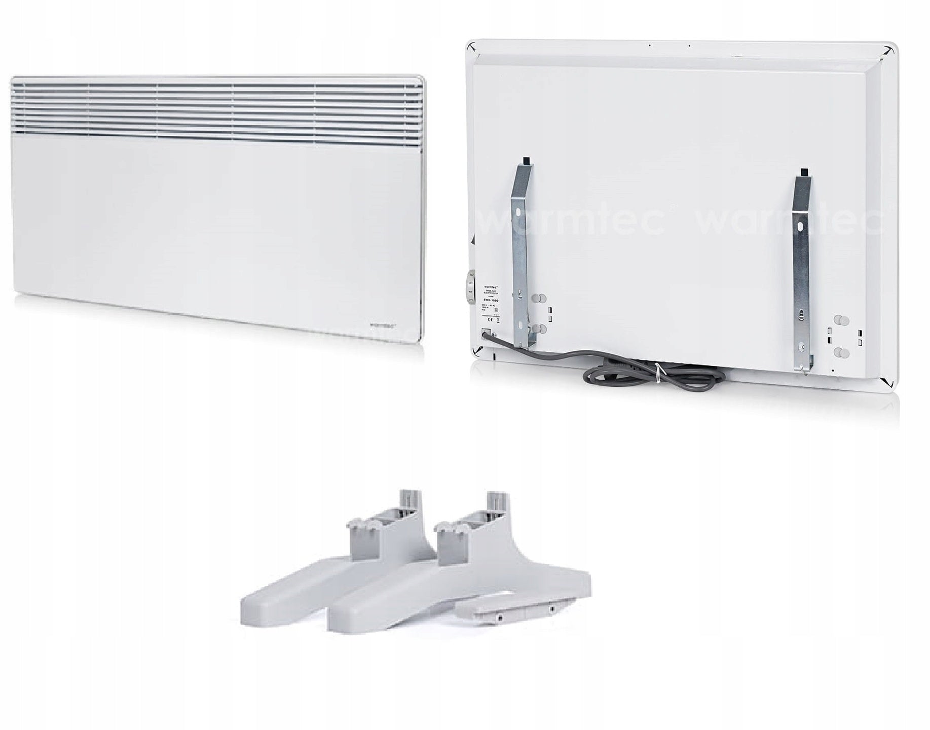 Electric portable heater WARMTEC EWX-2000W with feet Dominant color white