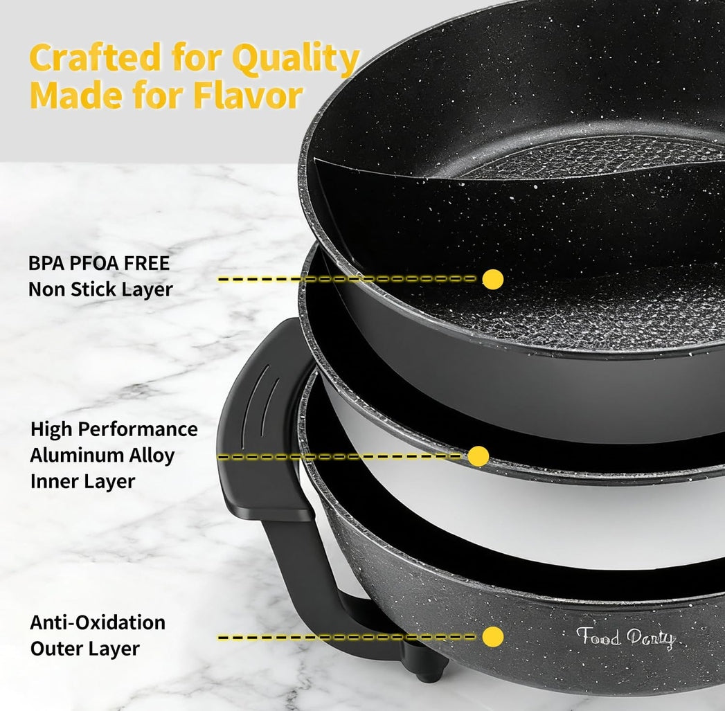 Electric pot Food Party Hot Pot 6 l 2 chambers 1200 W Manufacturer code 8982