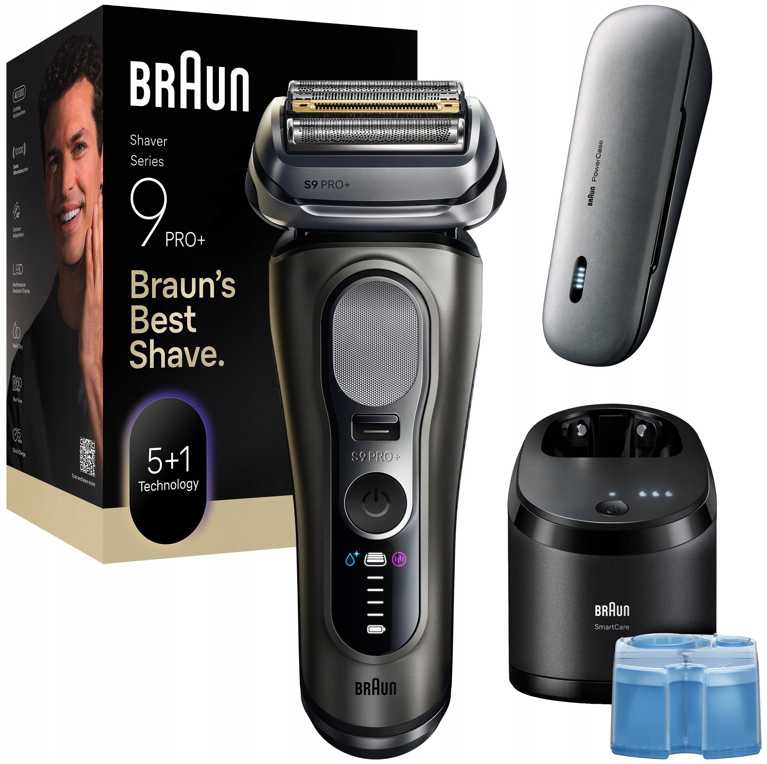 Electric shaver BRAUN Series 9 9675CC PRO+ Wet and dry Manufacturer code 9675CC