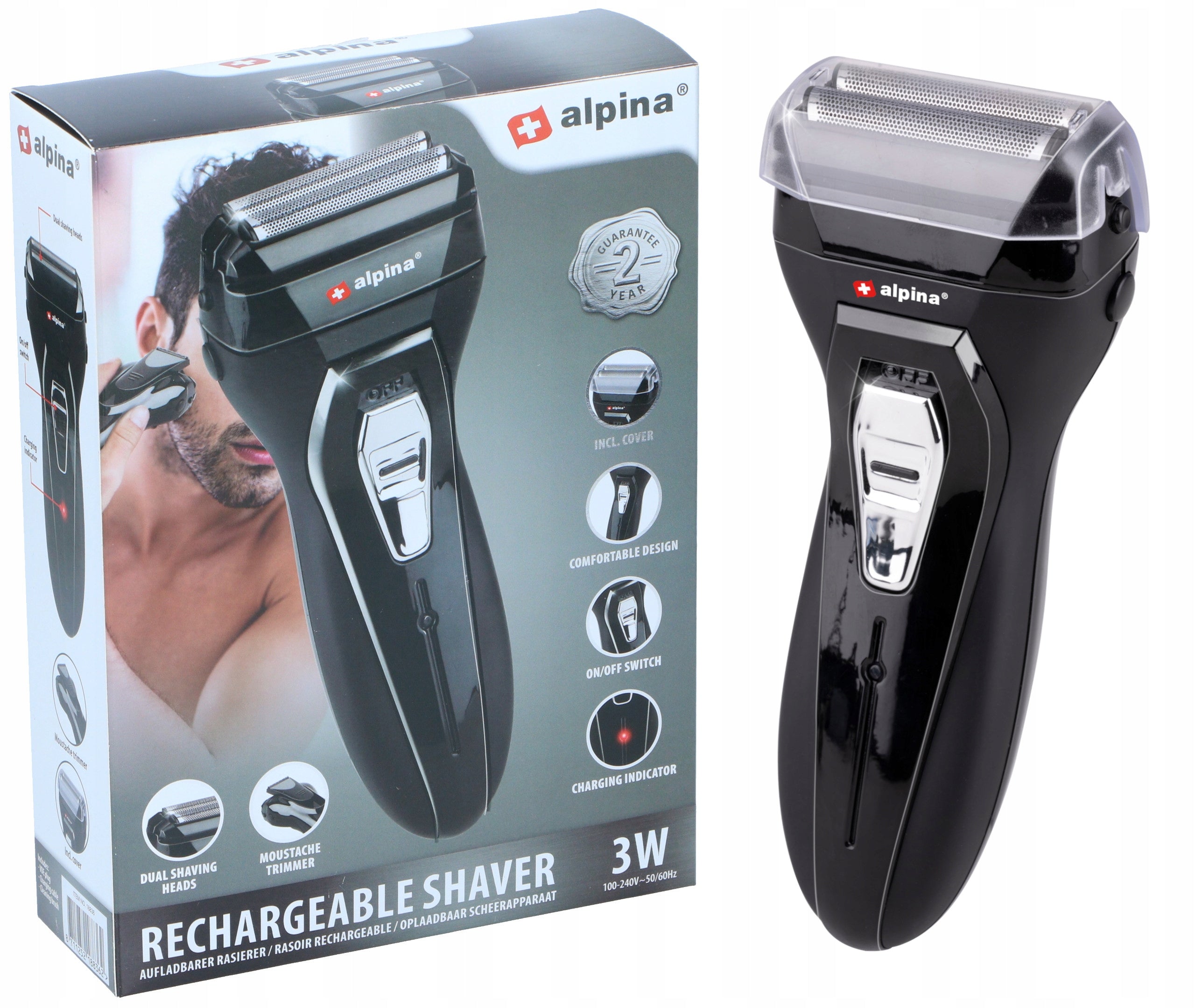 Electric shaver men's trimmer razor for men ALPINA