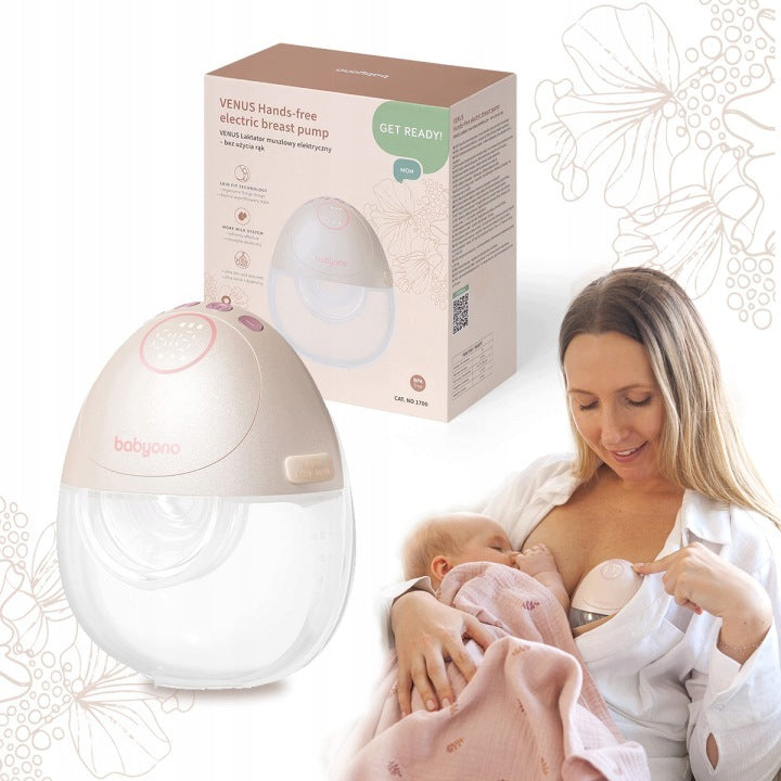 Electric shell breast pump wireless hands free VENUS Babyono