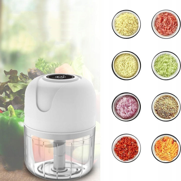 Electric shredder for vegetables, fruits, onions and herbs, chopper Packaging status original