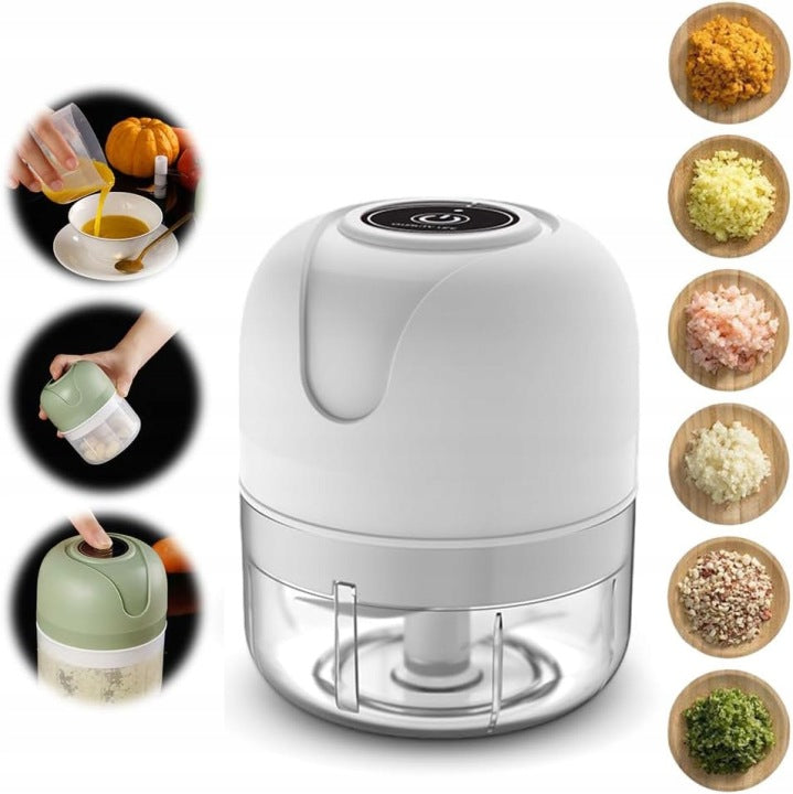 Electric shredder for vegetables, fruits, onions and herbs, chopper