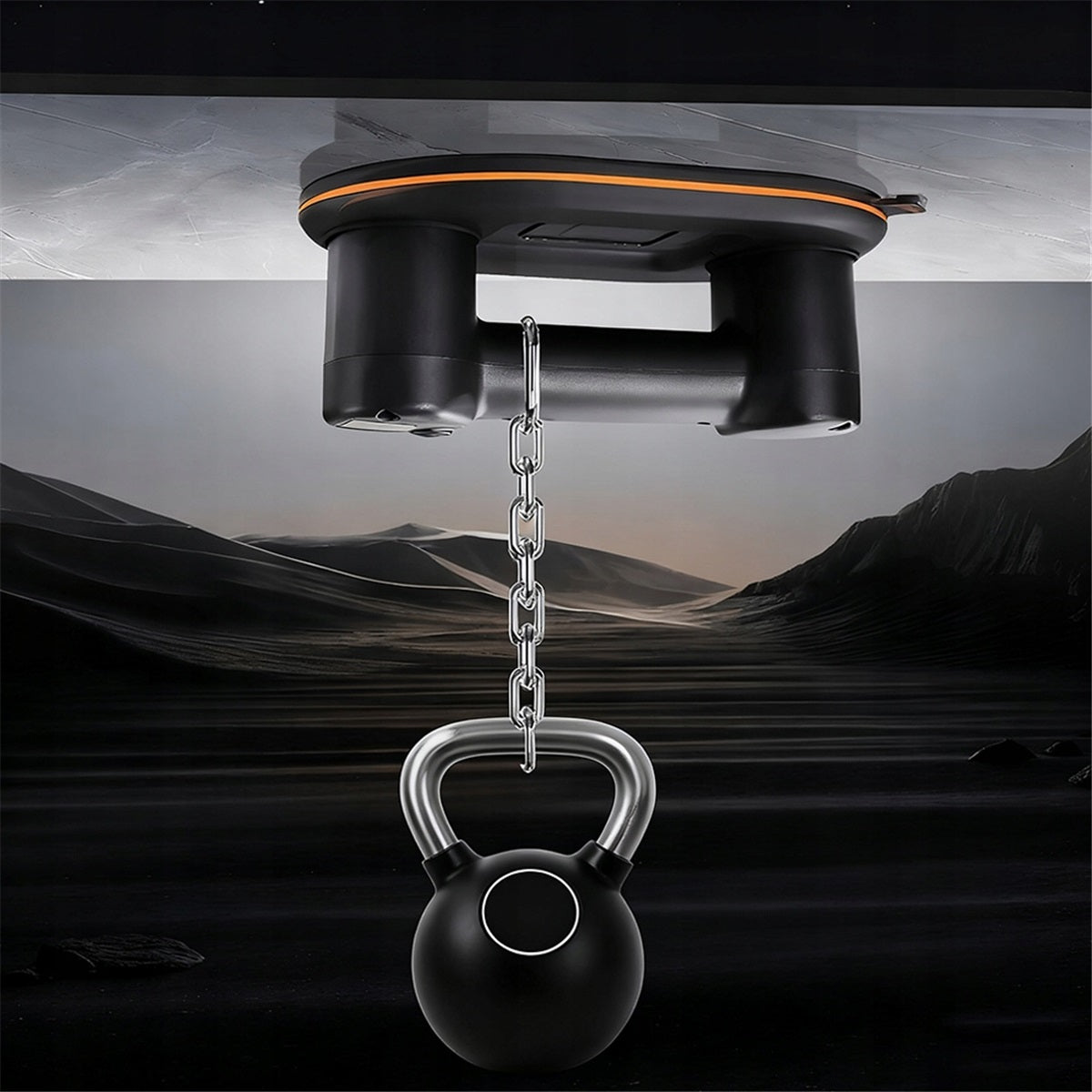 Electric suction cup 300kg 4000mAh for tile and metal wood black Product weight with unit packaging 2.11 kg