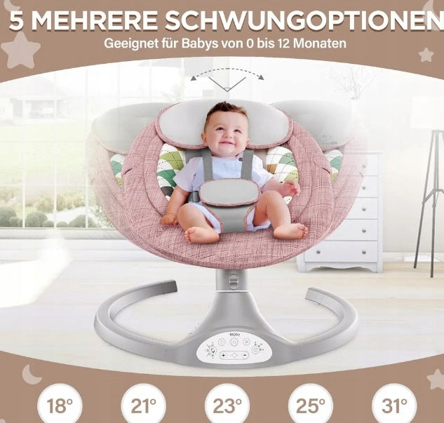 Electric swing with remote control and automatic rocking Brand no brand