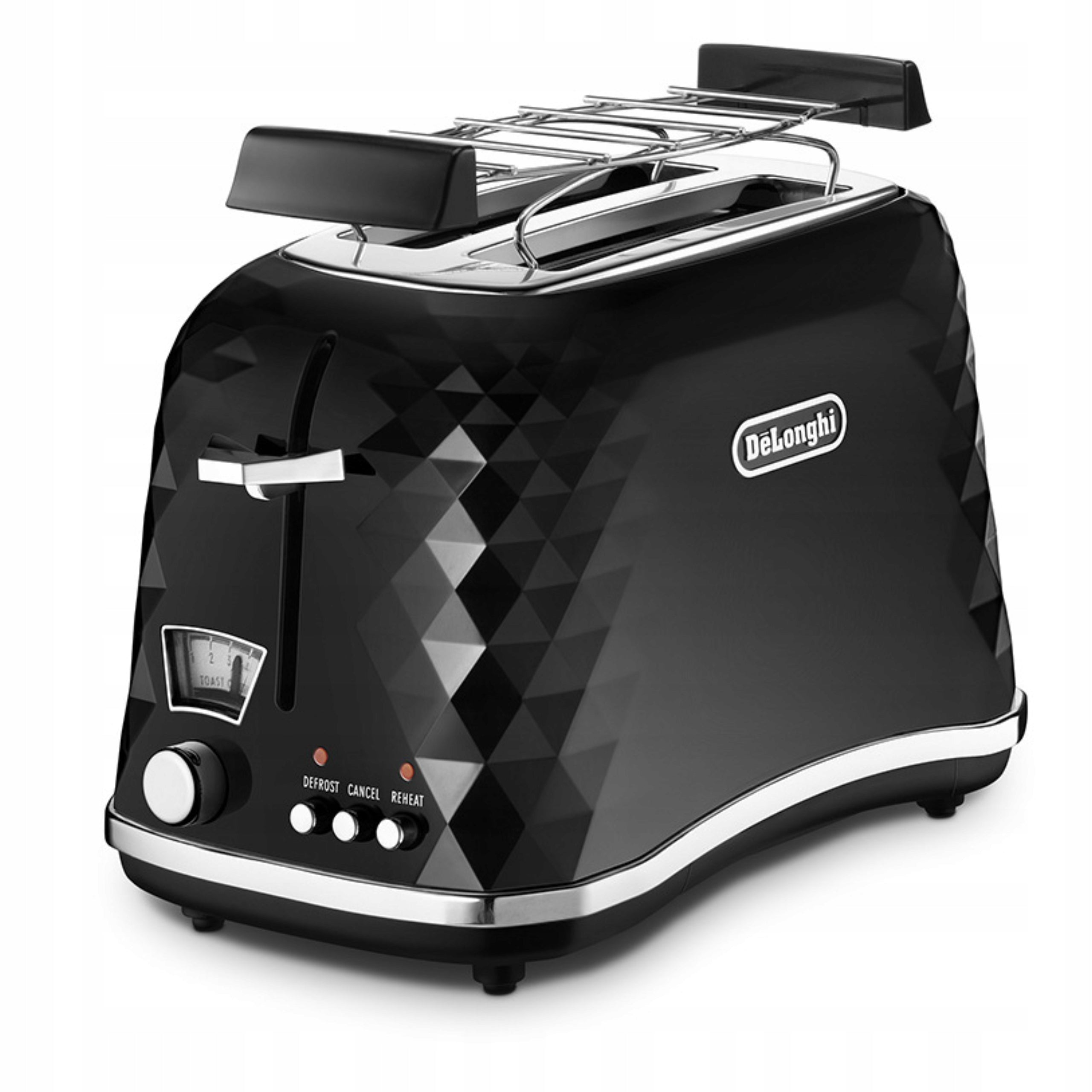 Electric toaster DeLonghi Brillante CTJ2103.BK 900 W, black