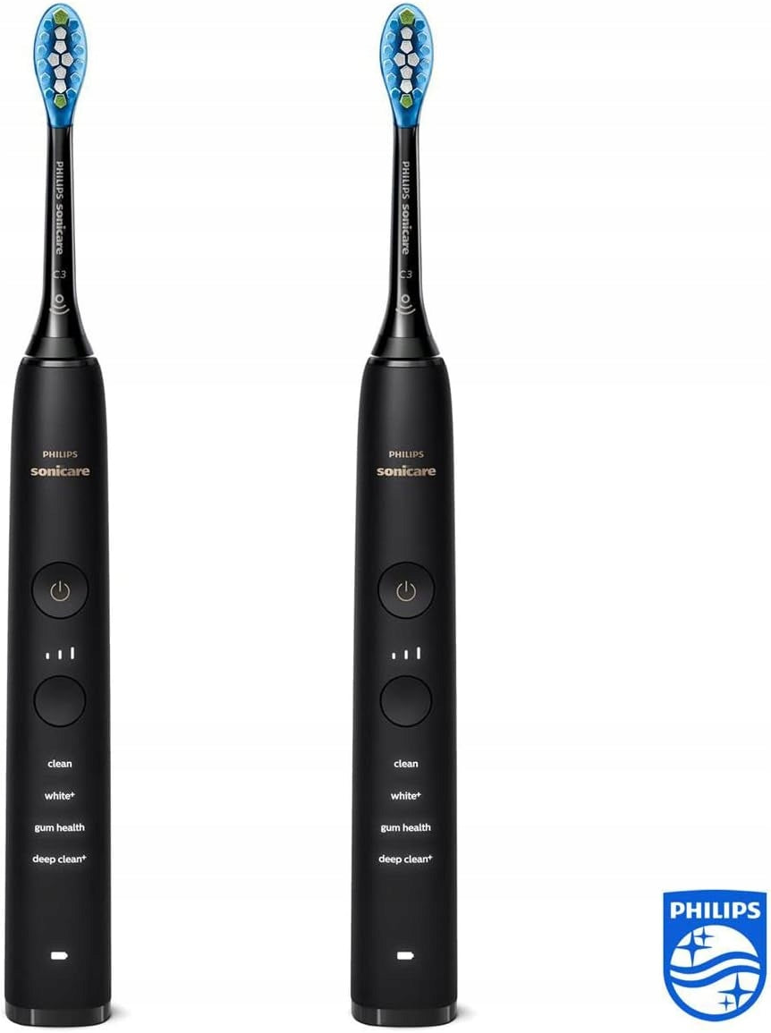 Electric toothbrush Philips Sonicare DiamondClean black 2 tips Brand Philips