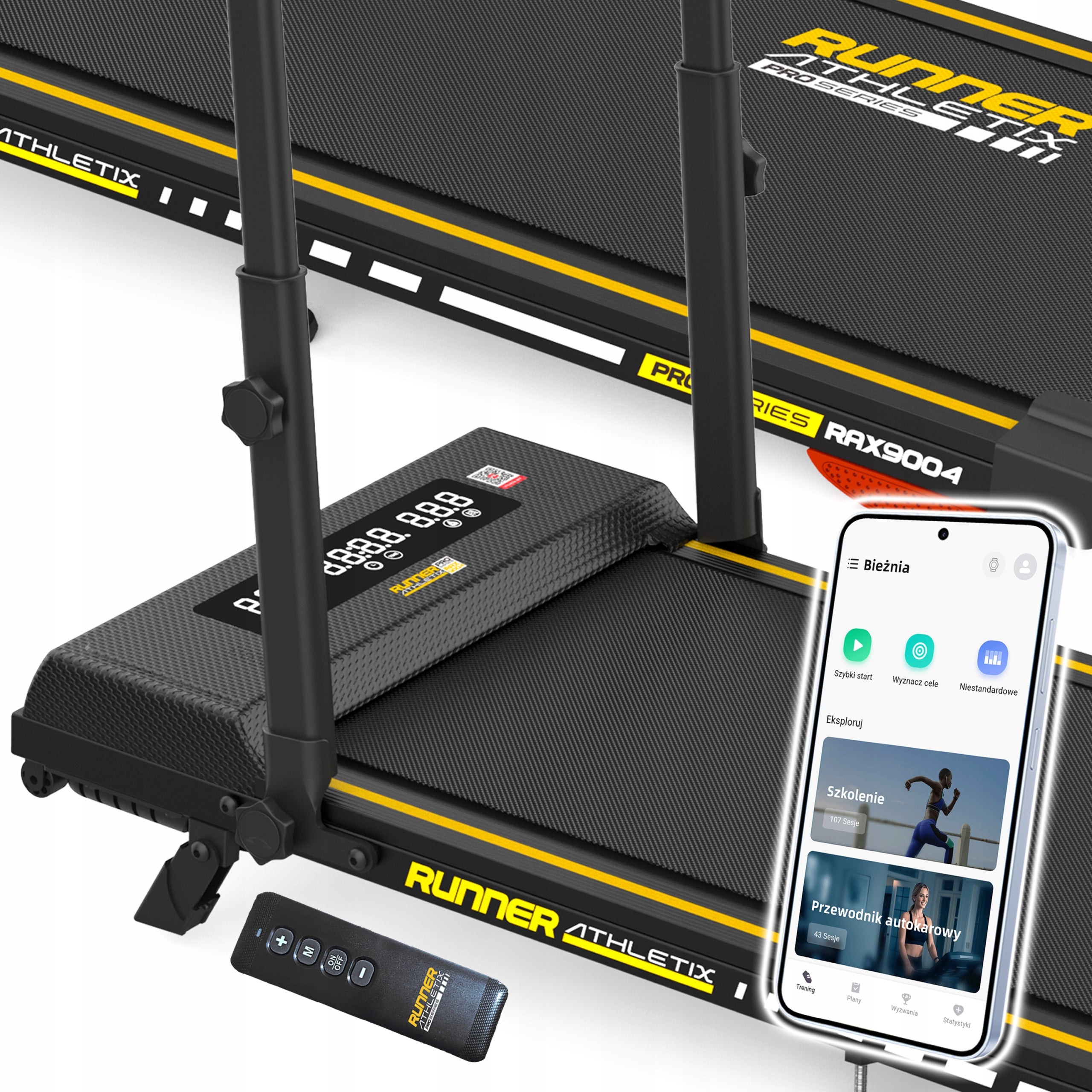 Electric treadmill 12kmh home folding Walkingpad LARGE DISPLAYS RAX9004 Packaging status original