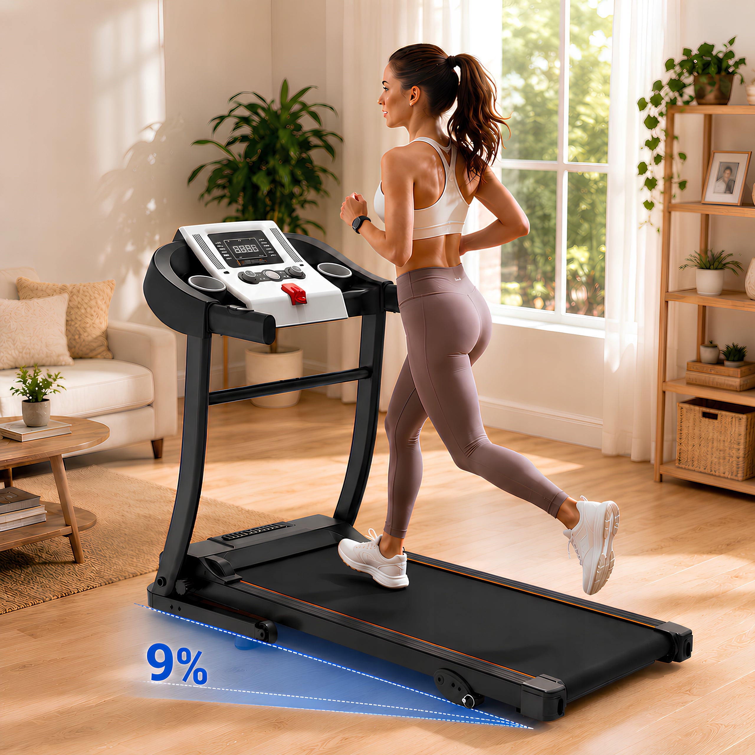 Electric treadmill HRS T-190 110kg foldable USB Twister 12 programs Manufacturer code T-190