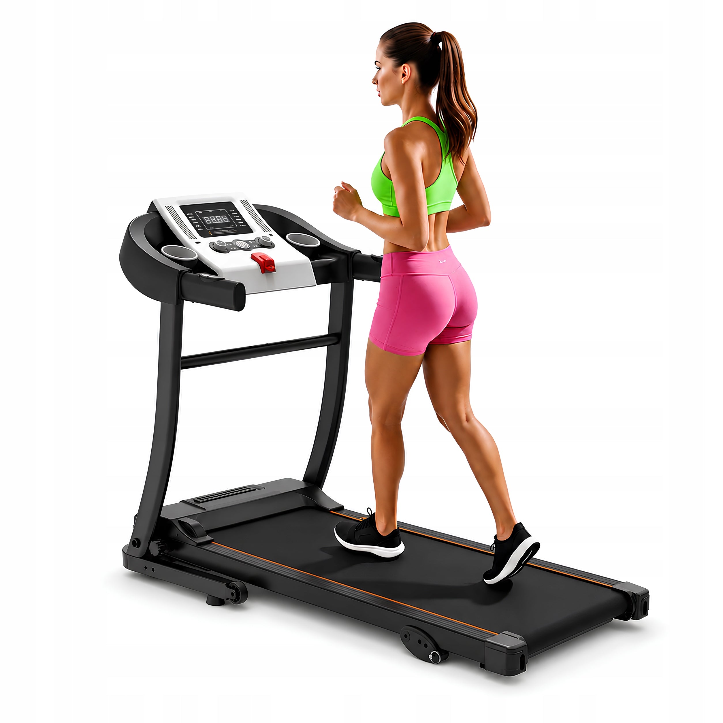 Electric treadmill HRS T-190 110kg foldable USB Twister 12 programs