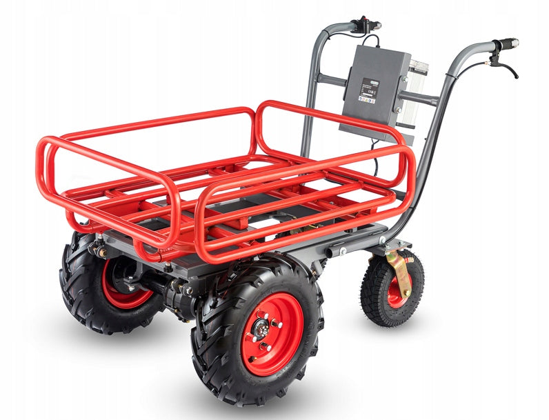 Electric wheelbarrow construction garden cradle BAUMR-AG 2in1 120 L 300 kg 40 V Brand Baumr-Ag