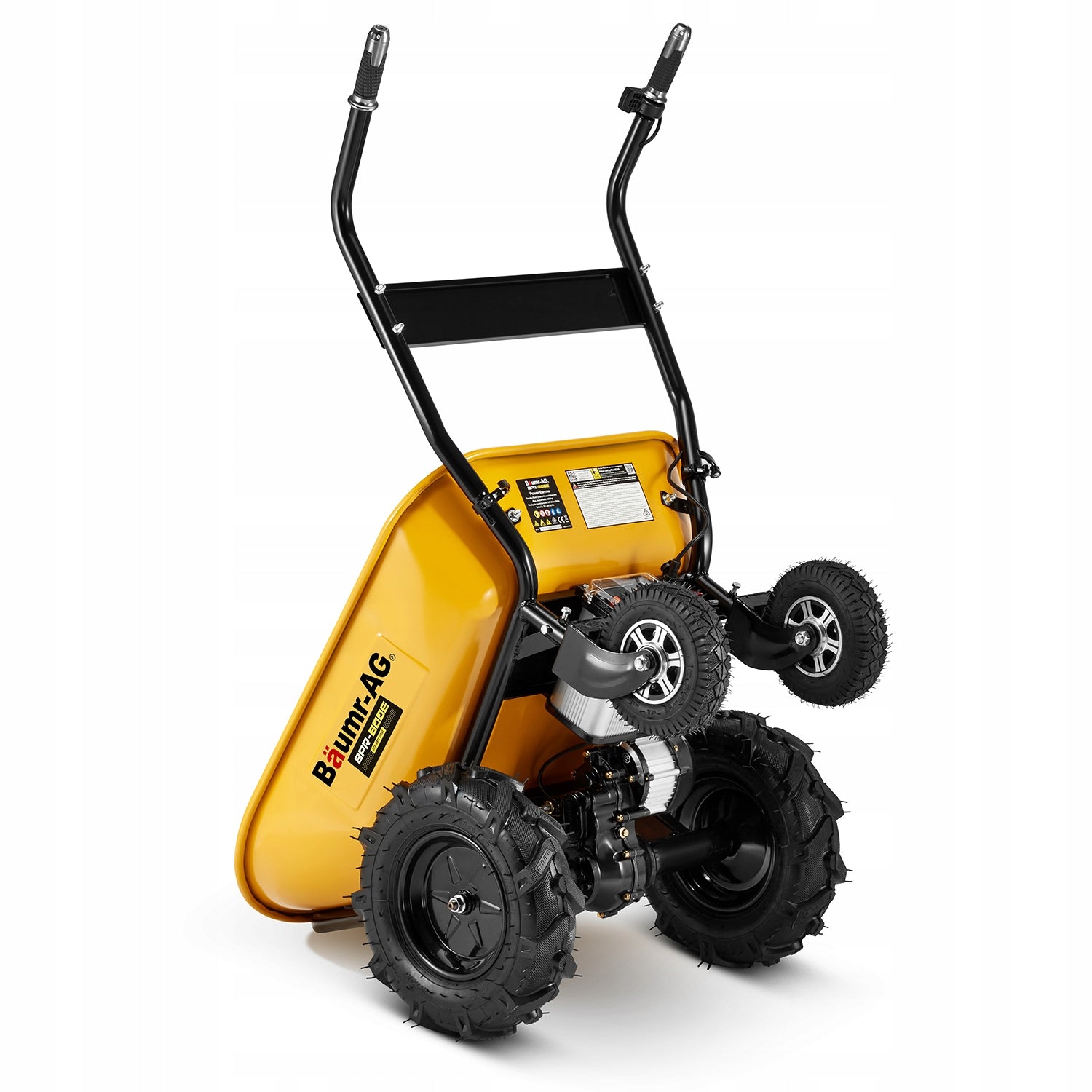 Electric wheelbarrow garden construction hauler 100L BAUMR-AG BPR-800E 260kg Capacity 100 l