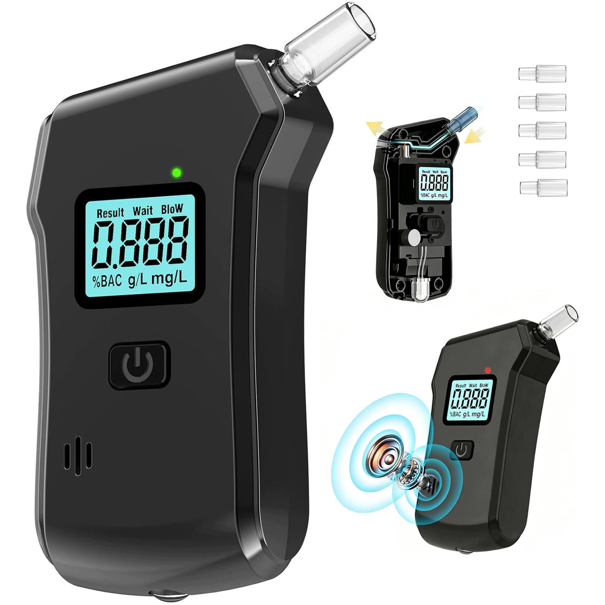 Electrochemical Breathalyzer Mouthpieces Calibration Pro Precise Calibration Grati