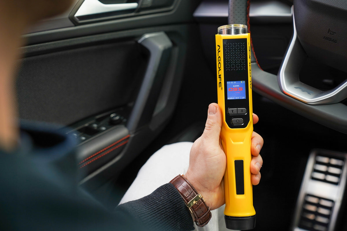 Electrochemical breathalyzer ALCOLIFE F8 without mouthpiece | police quick test 3s Manufacturer code ALCF8z
