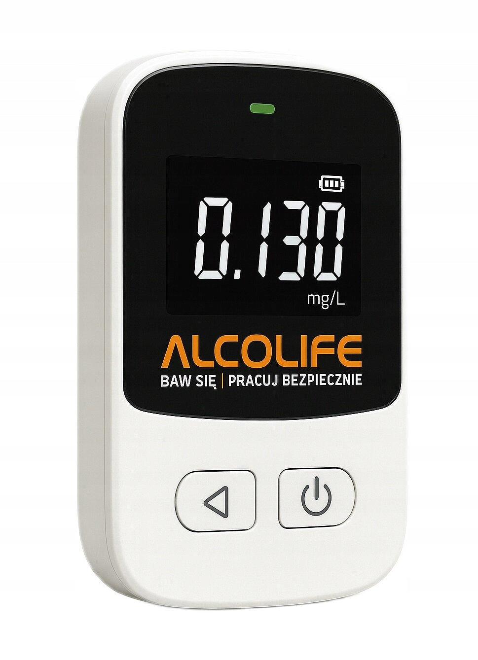 Electrochemical breathalyzer ALCOLIFE S3 Mini Batteries included no